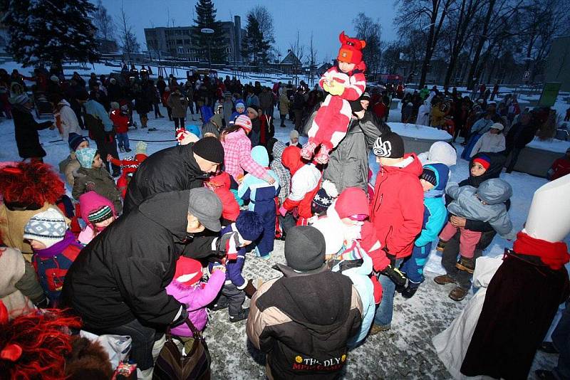 Soutěž o nejhezčího Mikuláše, anděla a čerta v ústecké Kociánce.