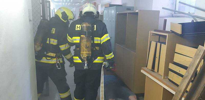Další fiktivní akce jednotek požární ochrany proběhla tentokrát v úterý 22. června ve Vysokém Mýtě.