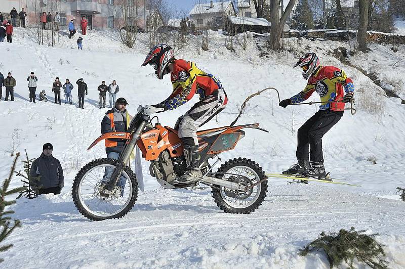 Motoskijöring Klášterec nad Orlicí.