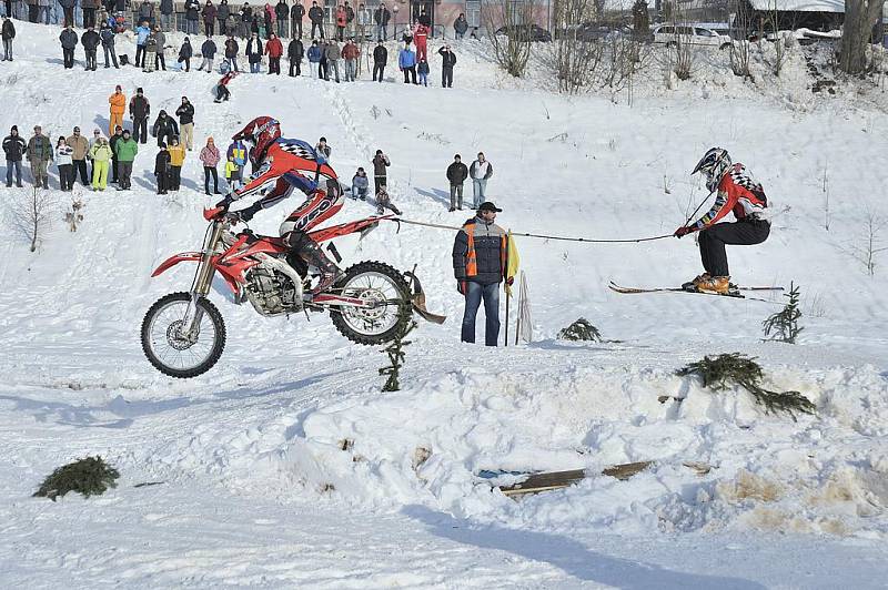 Motoskijöring Klášterec nad Orlicí.