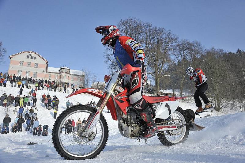 Motoskijöring Klášterec nad Orlicí.