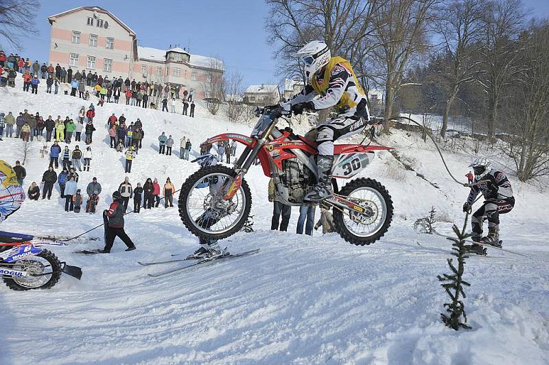 Motoskijöring Klášterec nad Orlicí.