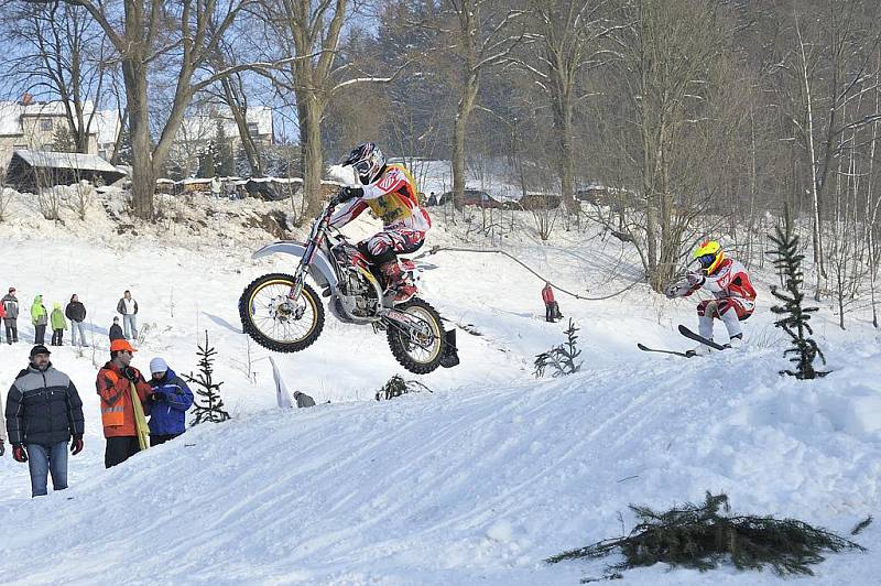 Motoskijöring Klášterec nad Orlicí.