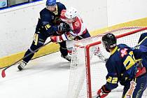 Krajská hokejová liga: HC Hlinsko - HC Spartak Choceň.