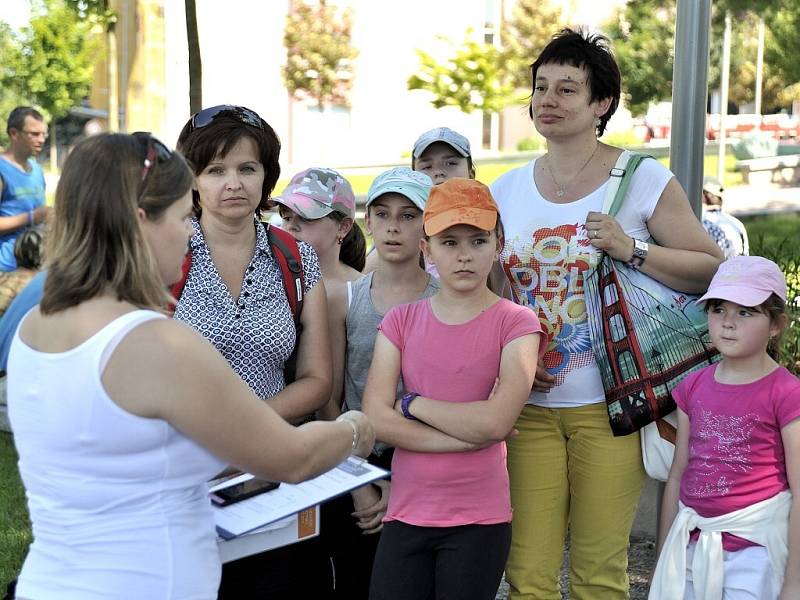 Regionální soutěž mladých zdravotníků v Ústí nad Orlicí.