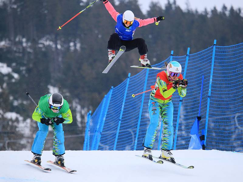 Na Dolní Moravě si to rozdali o medaile skicrossaři.