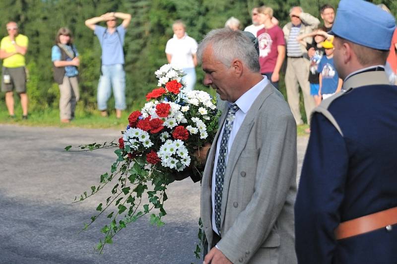 Z vernisáže výstavy Válka našich dědů ve Studeném.