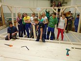Studenti VOŠS a SŠ stavební Vysoké Mýto si navrhli vlastní altán.