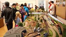 Výstava železničních modelů v Chocni.
