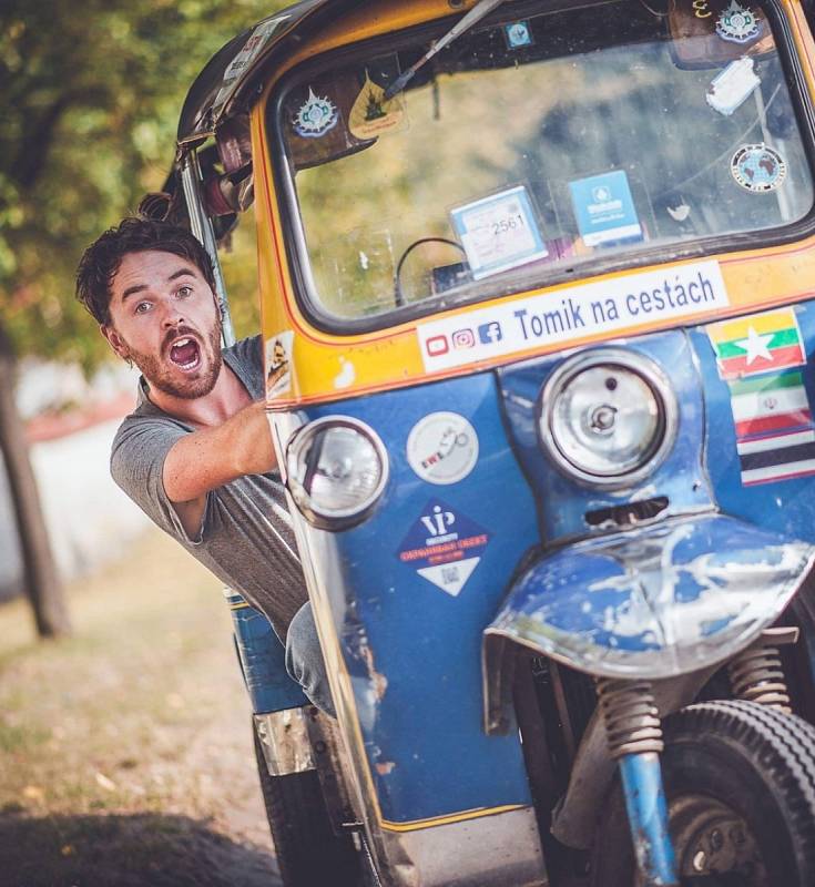 Tuktukem z Thajska až na Moravu.