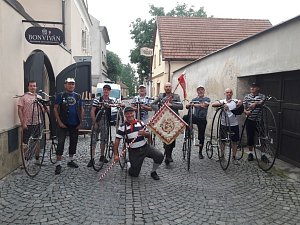 Nedělní výjezd historických velocipedů Vysoké Mýto - Vídeň (obec na Vysočině)