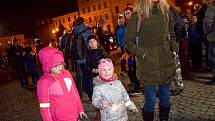 Demonstrace proti vzniku ženské věznice v Králíkách.