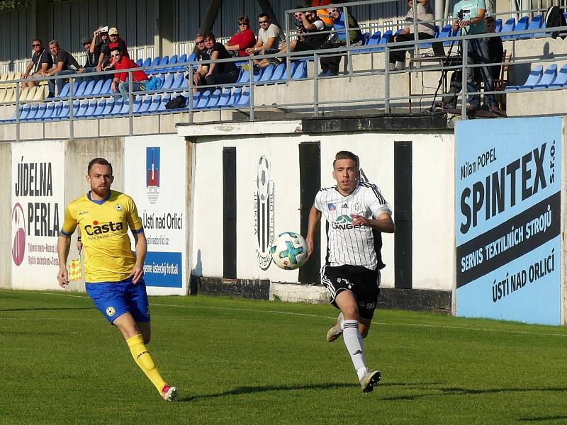 Česká fotbalová liga: TJ Jiskra Ústí nad Orlicí - FC Písek.