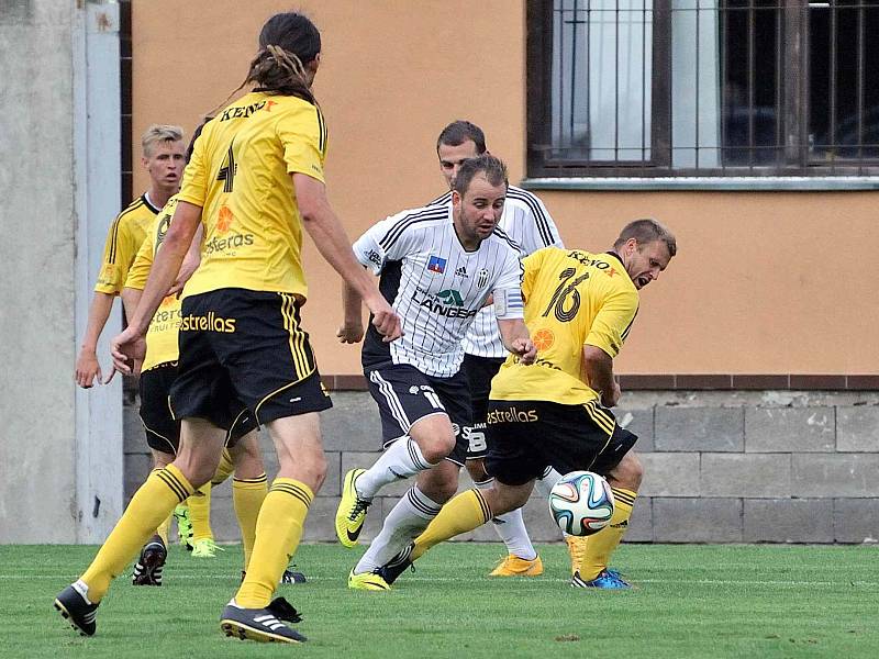 Ústí nad Orlicí (v bílém) hostilo hradeckou Olympii.