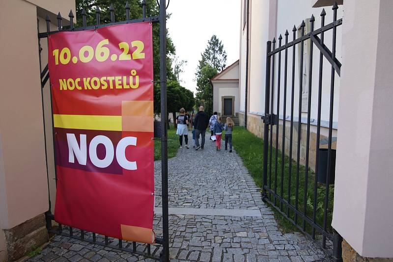 Noc kostelů 2022 v Ústí nad Orlicí.