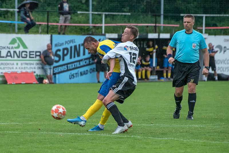 Fotbalisté Ústí nad Orlicí zahájili nový ročník třetí ligy vítězstvím nad rezervou Teplic 3:2.