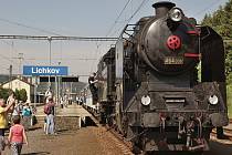 Historický vlak v Lichkově.