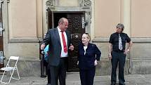 Návštěva Madeleine Albrightové v Letohradě v roce 2015.