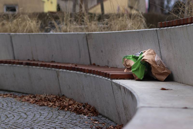 Prázdné centrum města.