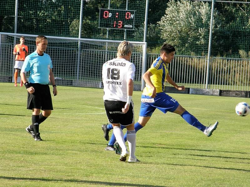 Česká fotbalová liga: TJ Jiskra Ústí nad Orlicí - FK Litoměřicko.