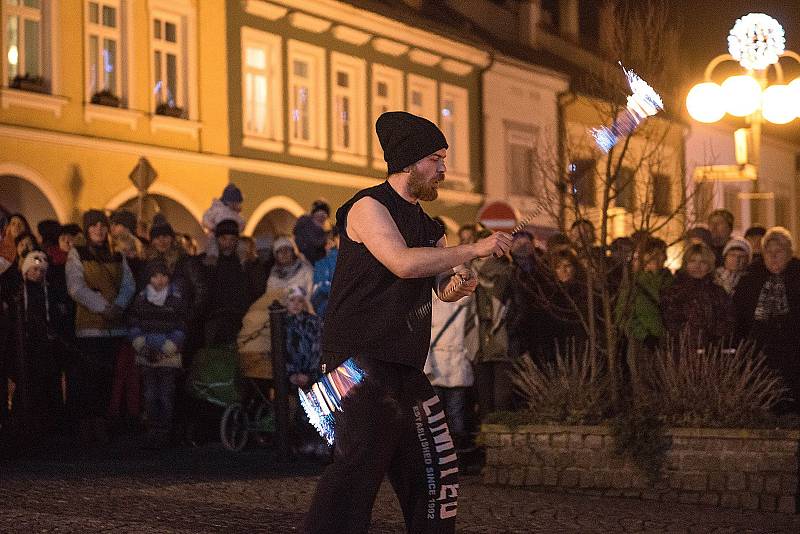 Akce Česko zpívá koledy v České Třebové.