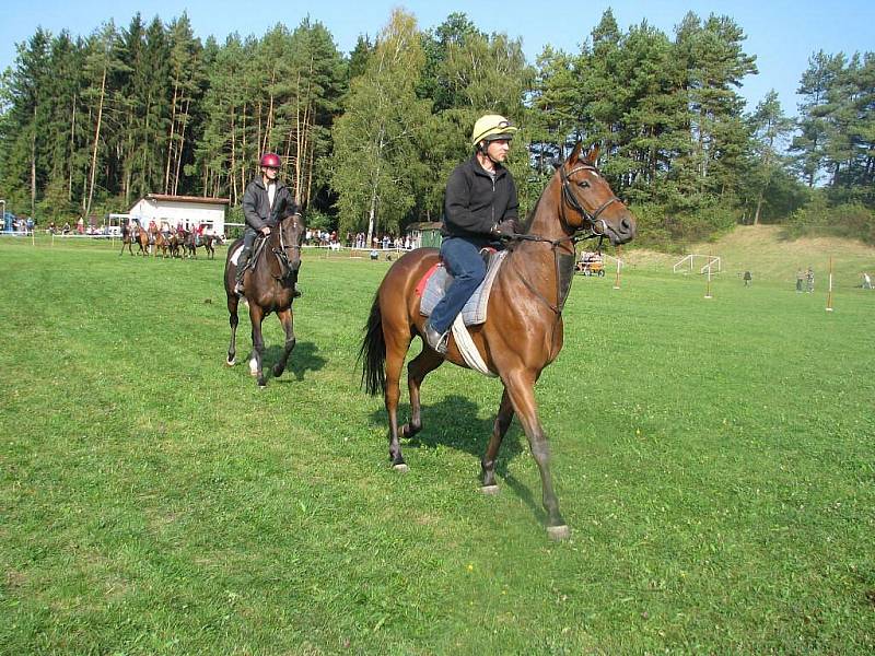 Hubertova jízda v Třebovici.