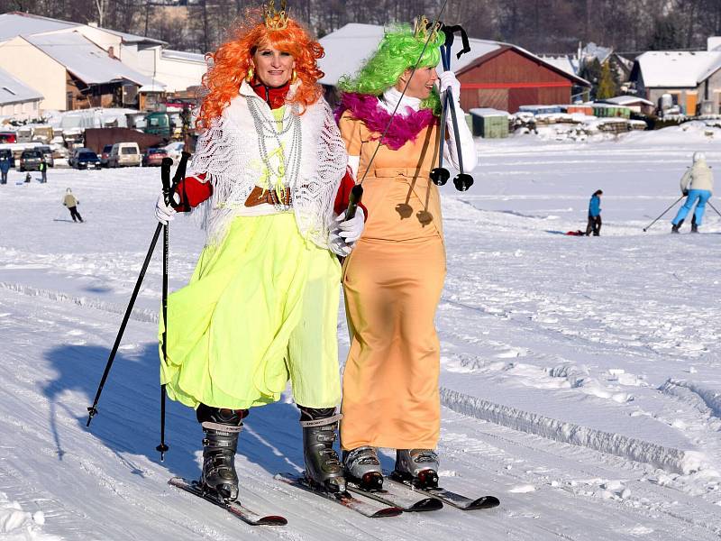 Maškarní na lyžích v Letohradu - Kunčicích.