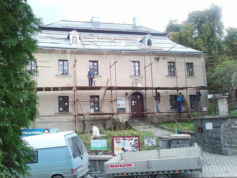 Rekonstruovaná budova jednoty bratské v Ústí nad Orlicí. 
