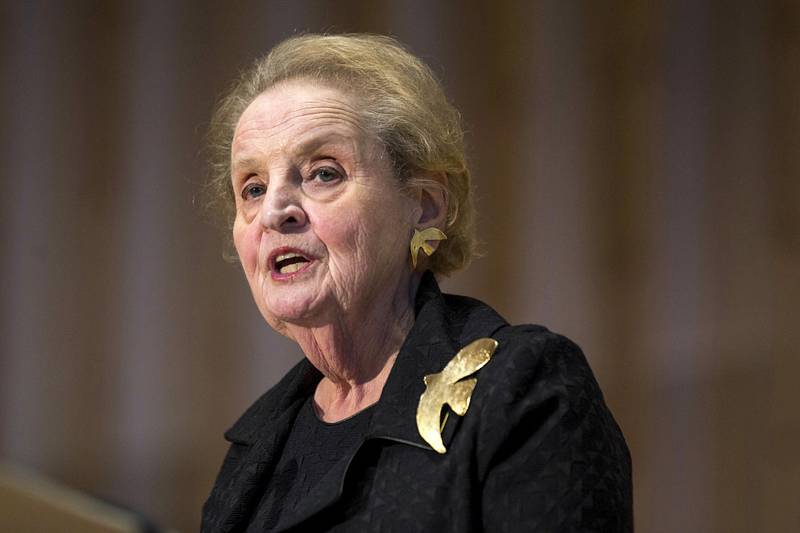 Madeleine Albrightová - Na snímku z 6. října 2016 bývalá ministryně zahraničí USA Madeleine Albrightová