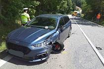 V úterý 15. června zasahovala jednotka hasičů z Lanškrouna u dopravní nehody dvou vozidel na Orlicku.