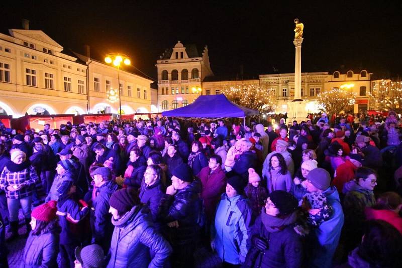 Zahájení adventu v Ústí nad Orlicí.