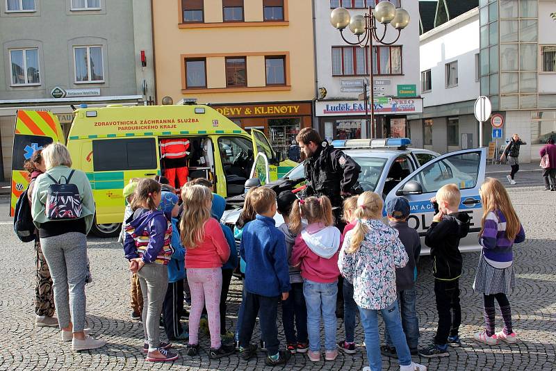 Poslední zastavení letošních Světových dnů první pomoci se konalo v úterý na Tyršově náměstí v Chocni.