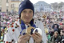 Letohrad přivítal trojnásobného olympijského medailistu Ondřeje Moravce. 