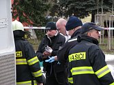 Policejní vyšetřování na sídlišti Štěpnice v Ústí nad Orlicí.