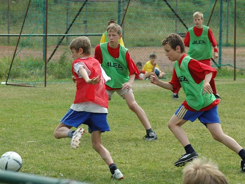 Fotbalová škola v Dolní Čermné je velmi populární. Letos budou mít trenéři na starosti šedesát dětí, z nichž většina je z ústeckoorlického regionu.