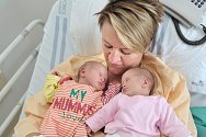 Ema a Lily Novákovi, tak se jmenují dvojčátka Mileny a Davida z Letohradu. Narodily se 10. 7., Ema s váhou 2300 g v 12.20 hodin, Lily s váhou 2290 g v 12.21 hodin.