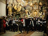 Česko-německý akordeonový orchestr v Žamberku.