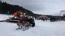 Na Bukové hoře spadl strom na lanovku