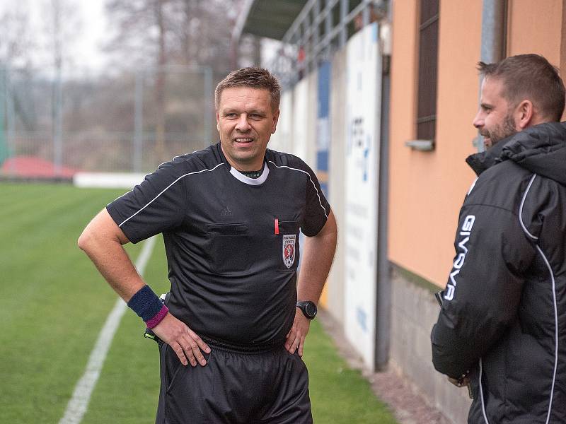 Česká fotbalová liga: TJ Jiskra Ústí nad Orlicí - TJ Sokol Živanice.