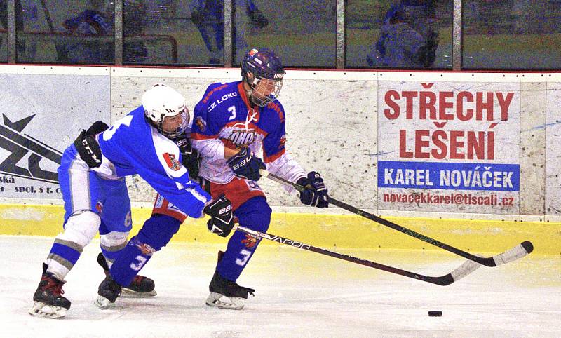 Krajská hokejová liga: HC Kohouti Česká Třebová - HC Světlá nad Sázavou.