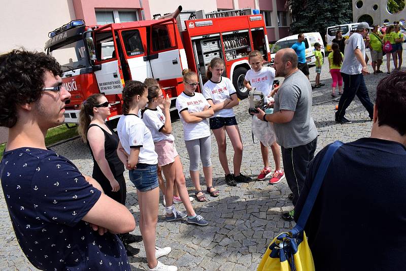 Regionální kolo soutěže mladých zdravotníků v Ústí nad Orlicí.