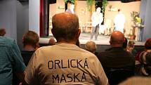 Orlická maska - krajská postupová přehlídka amatérského činoherního a hudebního divadla pro dospělé v Ústí nad Orlicí.