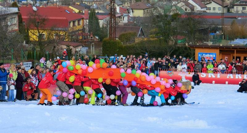 Sjezd na čemkoliv na českotřebovském Pekláku.