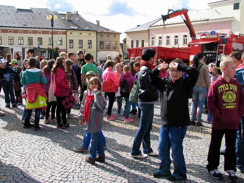 Světový den první pomoci v Lanškrouně.