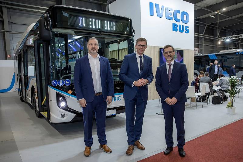 Představení nového autobusu V Praze