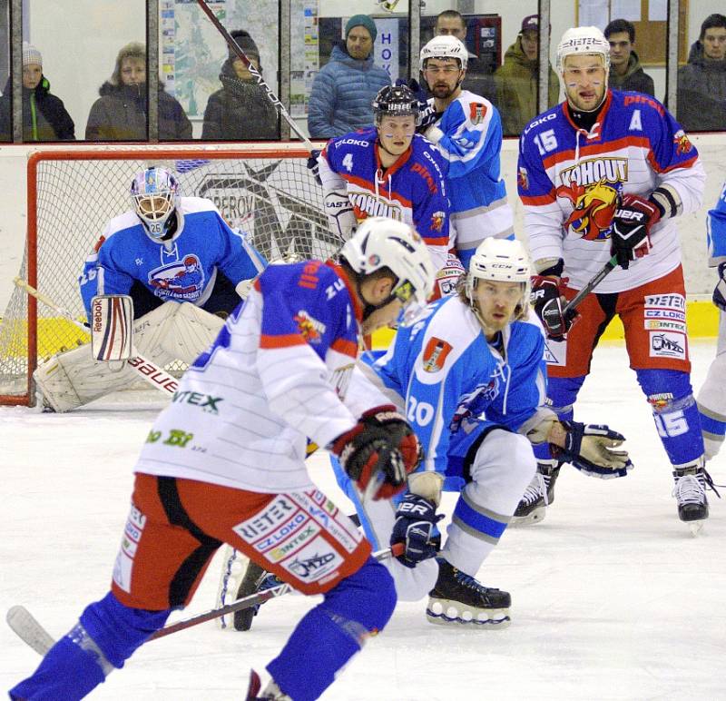 Krajská hokejová liga - čtvrtfinále play off: HC Kohouti Česká Třebová - HC Světlá nad Sázavou.