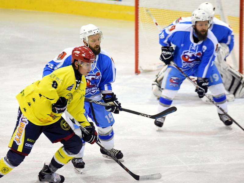 Krajská hokejová liga: HC Spartak Choceň - HC Světlá nad Sázavou.