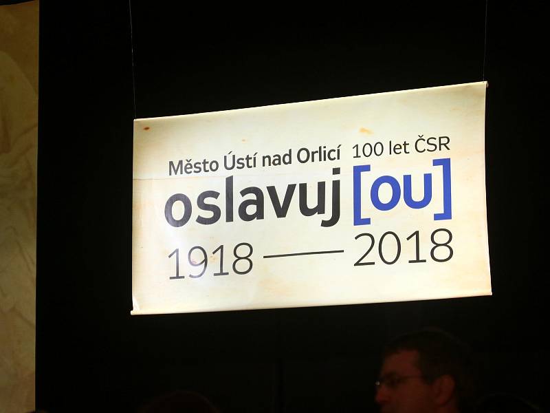 100 let republiky v Ústí nad Orlicí.