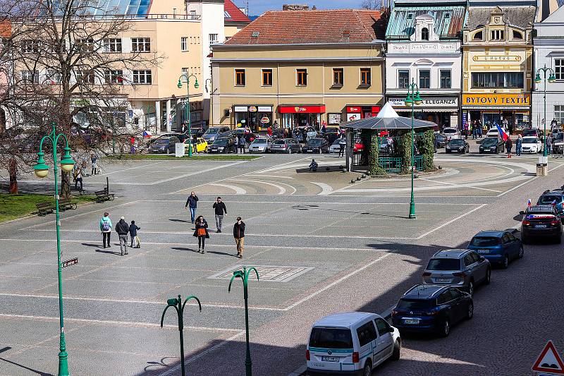 Spanilá jízda na vysokomýtském náměstí