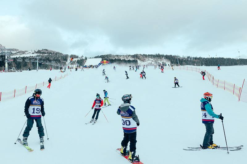 V sobotu 22. ledna se na Dolní Moravě sešli lyžaři a snowboardisté na závod Red Bull Homerun.